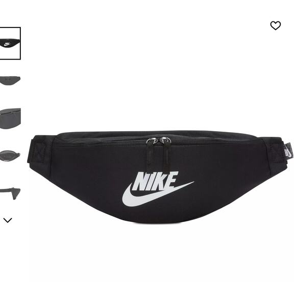 NIKE NWT Belt Bag Waistpack 3 Liter – Black & White Logo NEW - Picture 3 of 11
